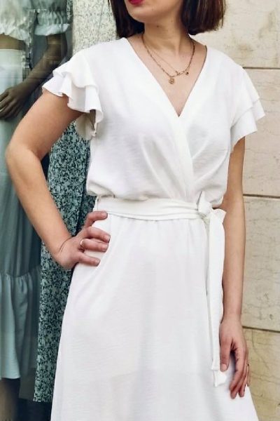 Φόρεμα άσπρο